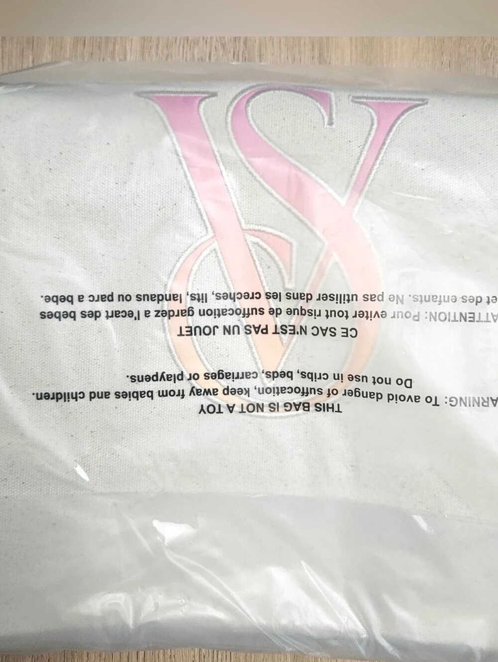 Victoria's Secret Ombre Monogram Logo Tote Bag NEW MSRP $49.95 Mothers Day